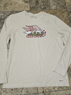 Life is Good Crusher Tee Gnome Toboggan Men's Large